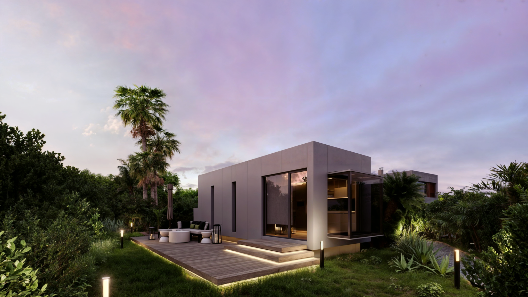 Rincón del surf exterior